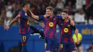 Барселона без Ямаля здобуває переконливу перемогу 6–0 над Валенсією