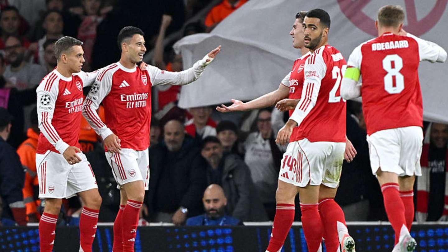 Arsenal здобуває важку перемогу над Olympiacos з рахунком 2-0