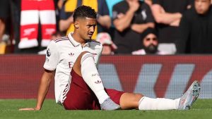 Mikel Arteta висловлюється щодо травми Уїльяма Саліби