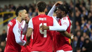 Arsenal демонструє вражаючий виступ проти Club Brugge завдяки блискучому голу