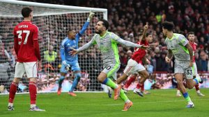 Підбірка смішної реакції Пепа Гвардіоли на переможний гол Раяна Черкі