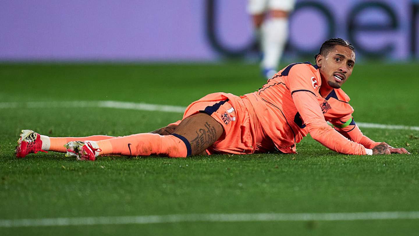 Барселона підтверджує масштаби травми Раффіньї та розкриває терміни відновлення